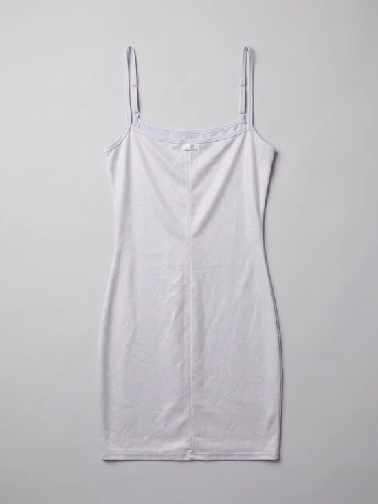 Vintage 90s La SENZA Millenia Lavender Shimmer Mini Lingerie Dress - Picture 2 of 4